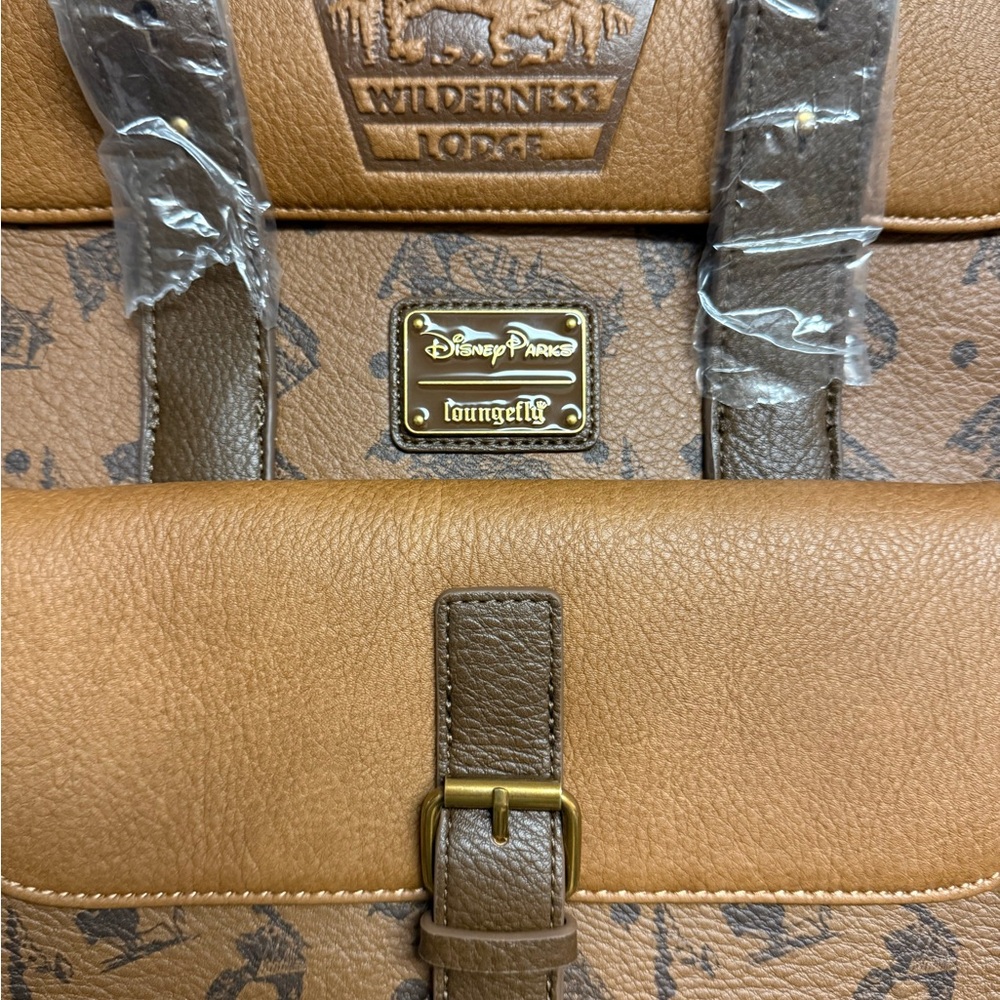 Disney Parks Animal Kingdom Wilderness Lodge Loungefly Backpack New with Tag - Picture 3 of 5